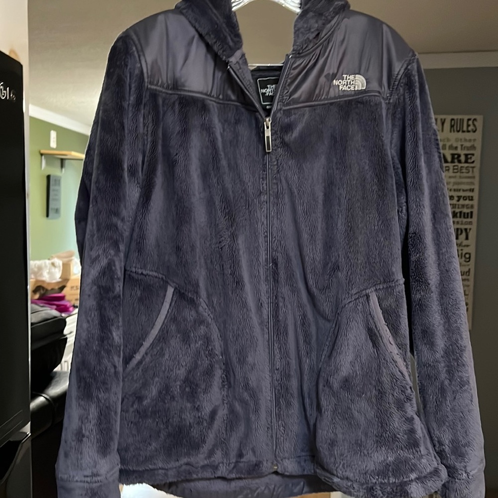 North face women’s jacket size XL blue/purple in color